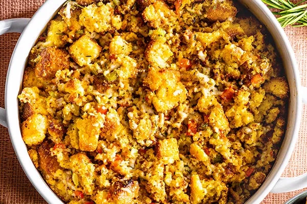 Rosemary & Cheddar Cornbread Stuffing